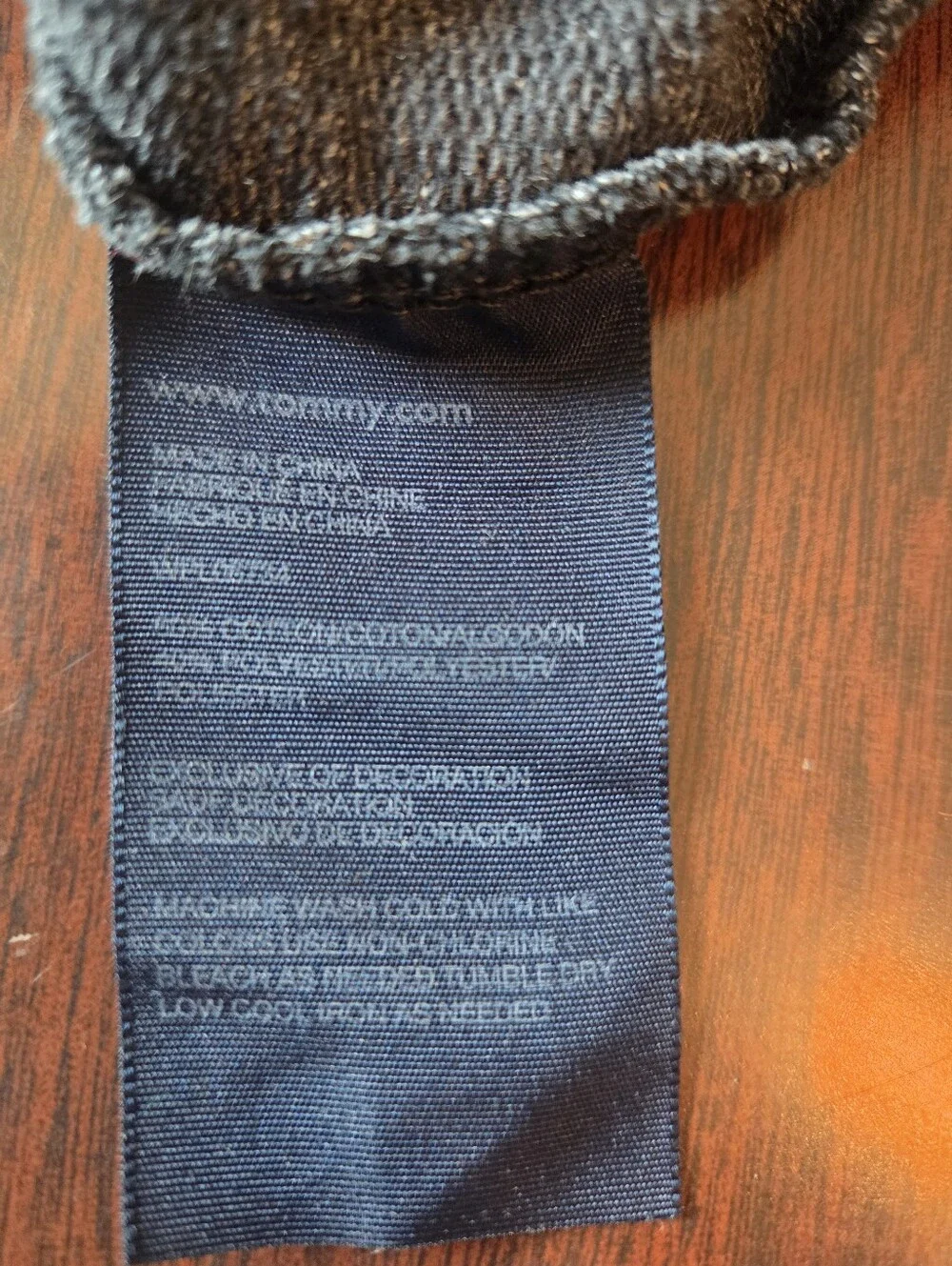 Tommy Hilfiger Boys  Large Gray Quarter-Zip Pullover